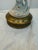 Late 20th Century White Porcelain With Gold Swirls Table Lamps, Pair For Sale - Image 5 of 12