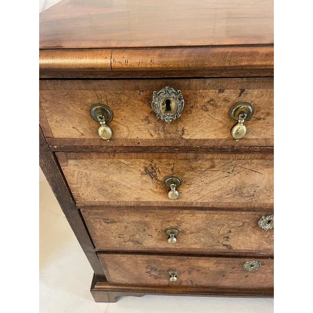 Antique George I Walnut Chest of Drawers For Sale - Image 5 of 12