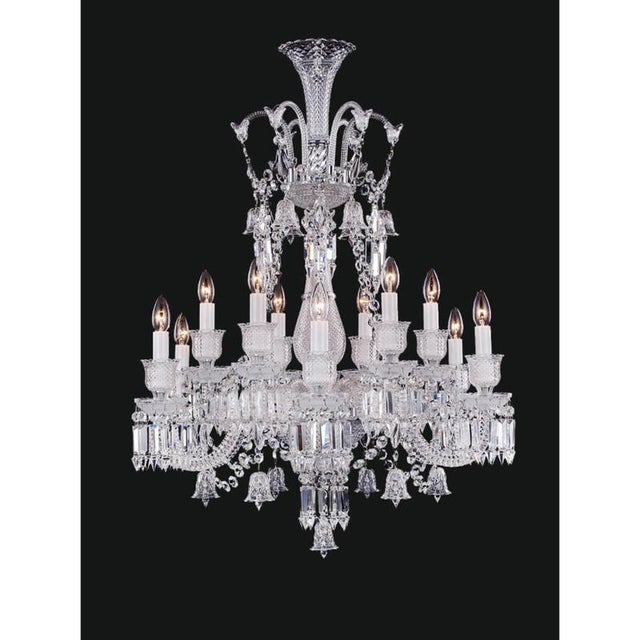 Gold Collection Regina Chandelier in Metal and Crystal by Jago For Sale - Image 8 of 11