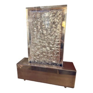 Midcentury Methacrylate Table Lamp in the Style of Carlo Nason, Italy 1970 For Sale