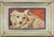Fausta Settimj, Dog, 20th Century, Oil on Cardboard For Sale