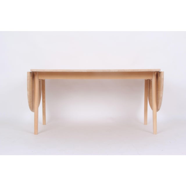 Dining Table Ch006 in Soap-Treated Beech by Hans J. Wegner for Carl Hansen & Søn, 1980s For Sale - Image 13 of 16