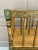 Wood 1960s French Country Painted Canterbury Book Stand With Floral Detail For Sale - Image 7 of 14
