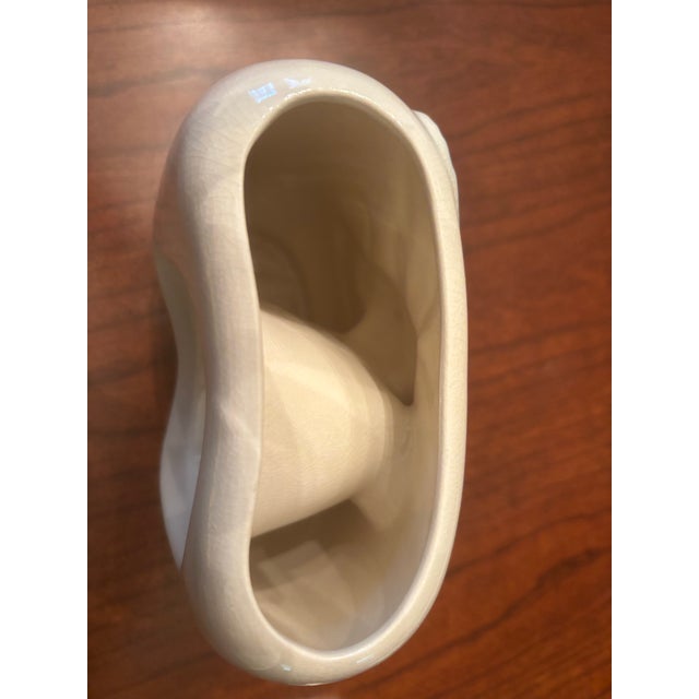 Ceramic Royal Copley Blue Bird Vase Planter For Sale - Image 7 of 12