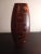 Mango Wood Pattern Etched Decorative Vase For Sale - Image 4 of 6