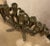Brutalist Brutalist Bronze Candelabra or Menorah by Daniel Gluck, California, 1970's For Sale - Image 3 of 9