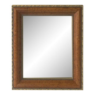 Wall Mirror, Burl-Style Frame, Circa Late 20th Century For Sale