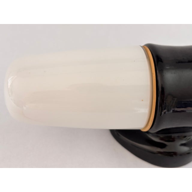 Mid-Century Modern Model 6066 Sconce in Ceramic by Wilhelm Wagenfeld for Lindner, 1950s For Sale - Image 3 of 13