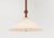Nikho II Ceiling Lamp in Wood with Brass and Fabric by Marine Breynaert For Sale - Image 4 of 6