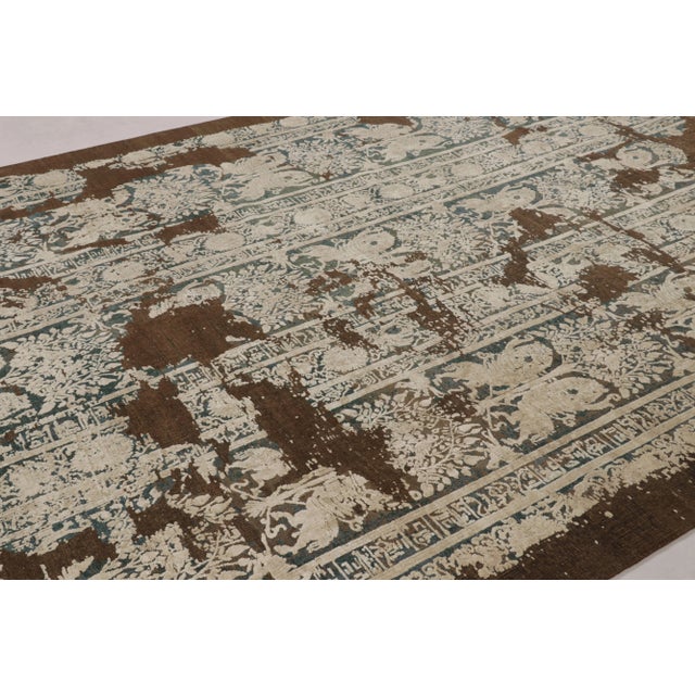 This 9x12 rug from the new line of the Modern Collection by Rug & Kilim is hand-knotted in a luxurious blend of wool and...