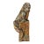Late 19th Century Gold-Inlaid Bronze Mythical Beast Statue, 1.4kg For Sale