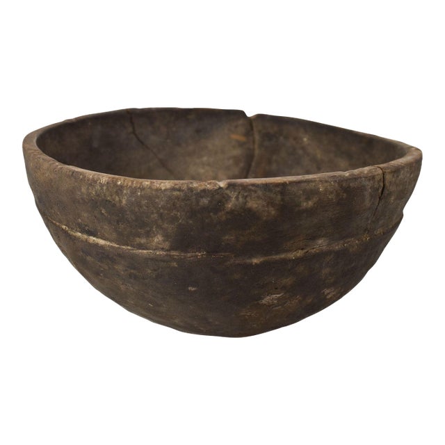 Early 20th Century Nupe Wood Bowl Nigeria For Sale