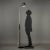 Floor lamp with adjustable height and adjustable diffuser in metal and enamelled and chromed aluminium. This piece is...