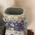 Blue Vintage Oversized Hand Painted Asian Jars ~ a Pair For Sale - Image 8 of 12