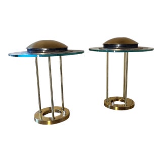 1970s "Saturn" Table Lamp by Robert Sonneman for George Kovacs ~ a Pair For Sale