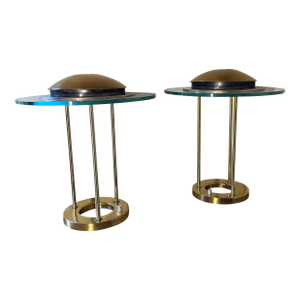 1970s "Saturn" Table Lamp by Robert Sonneman for George Kovacs ~ a Pair