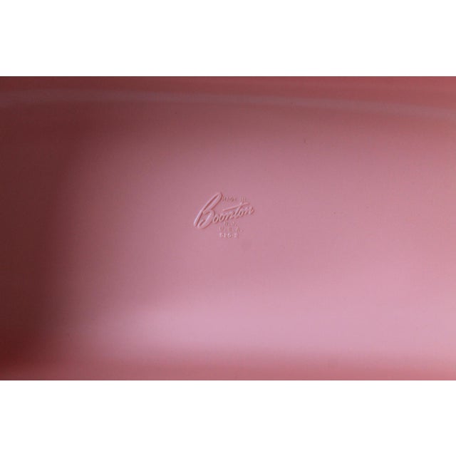 Vintage Pink Lidded Butter Dish by Boonton For Sale In Milwaukee - Image 6 of 7