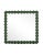 Contemporary Fleur Home Audubon Bamboo Square Mirror in Duck Green, 30x30 For Sale - Image 3 of 3