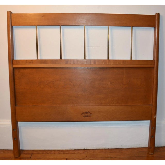 Brown Paul McCobb Mid-Century Modern Twin Headboards - a Pair For Sale - Image 8 of 11