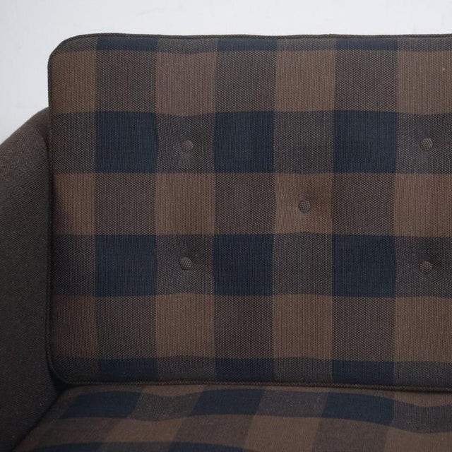 No1 3-Seater Sofa in Brown Fabric by Børge Mogensen, 1980s For Sale - Image 4 of 15