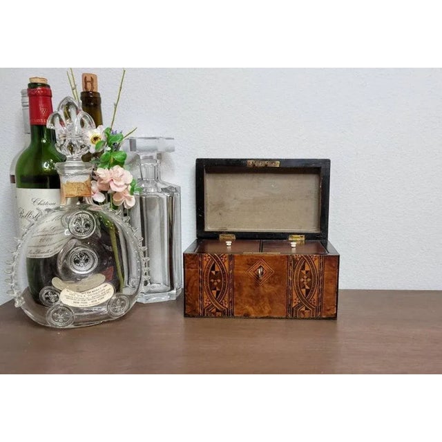 Brown 19th Century English Tunbridge Ware Marquetry Tea Caddy For Sale - Image 8 of 11