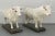Large English Porcelain Models of White Cows Circa 1930 - a Pair For Sale - Image 4 of 13