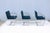 Ludwig Mies Van Der Rohe Brno Flat Bar Chairs in Blue Fabric by Gordon, Set of 3 For Sale - Image 11 of 18