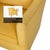Fabric Chair in Yellow from Bielefeld Workshops For Sale - Image 9 of 17