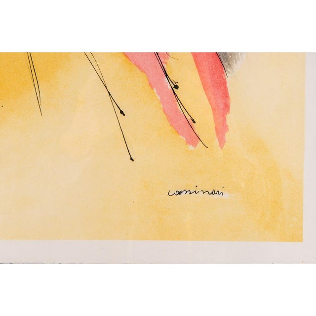 Bruno Cassinari, Cavallo, 1980s, Original Lithograph For Sale - Image 3 of 5