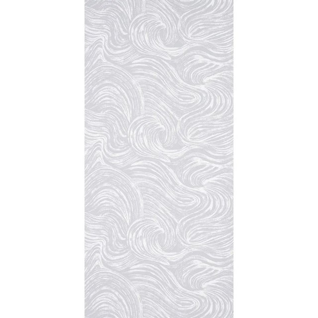 Shio's magnificent pattern evokes the curves of a wavy sea with sweeping, gestural brushstrokes that wash across this...