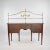 Hepplewhite Late 18th Century English Serpentine Hepplewhite Style Sideboard With Brass Gallery and Candle Holder For Sale - Image 3 of 12