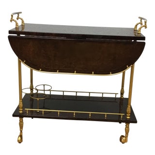 Aldo Tura Bar Cart For Sale