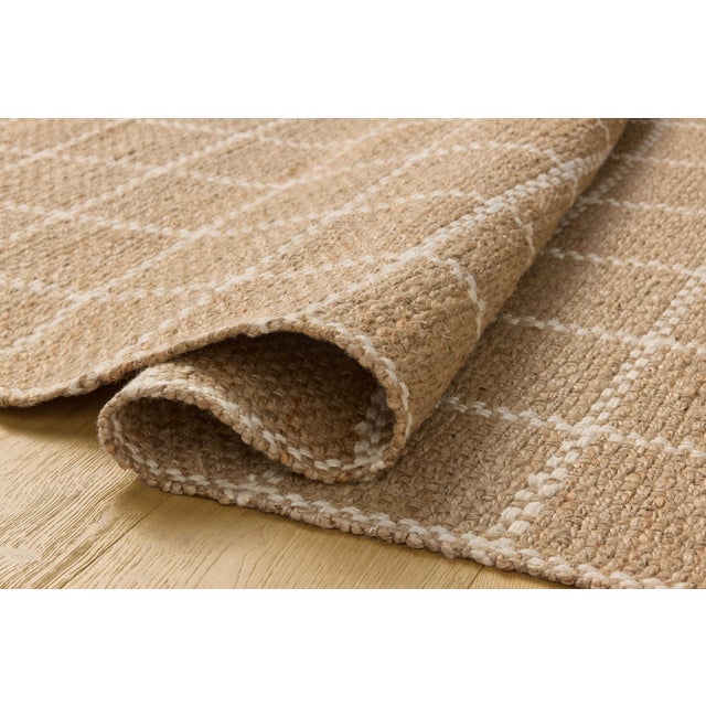 Contemporary Chris Loves Julia x Loloi Fletcher Natural / Ivory 2'-3" x 3'-9" Runner Rug For Sale - Image 3 of 5