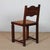 Brown French Straw-Seated Chairs in Wood, 1940, Set of 6 For Sale - Image 8 of 12