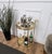 Hollywood Regency Italian Hollywood Regency Round Two-Tier Brass and Glass Bar Cart from Milo Baughman, 1970s For Sale - Image 3 of 9