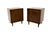 Wood Pair Johnson One Drawer Espresso Mid Century Modern Walnut Night Stand End Table For Sale - Image 7 of 8