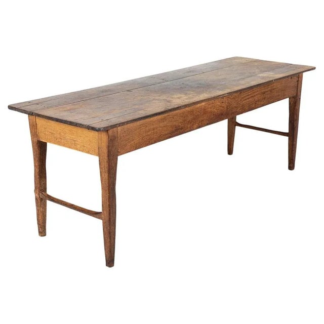 Large 19th Century English Vernacular 2 Plank Work Table For Sale - Image 17 of 17