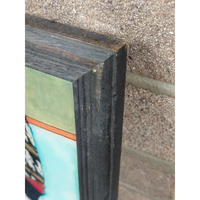 Framed Punakawan Petruk Becomes a King Reverse Glass Painting For Sale In Greensboro - Image 6 of 9