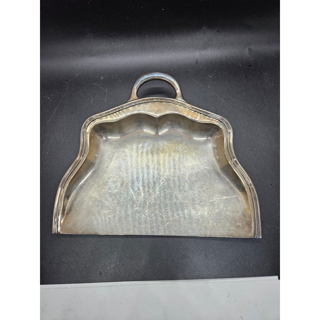 Antique Silver Plated/Soldered Crumb Catcher