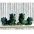 Vintage Emerald Glazed Ceramic Foo Dogs – A Pair For Sale - Image 13 of 13