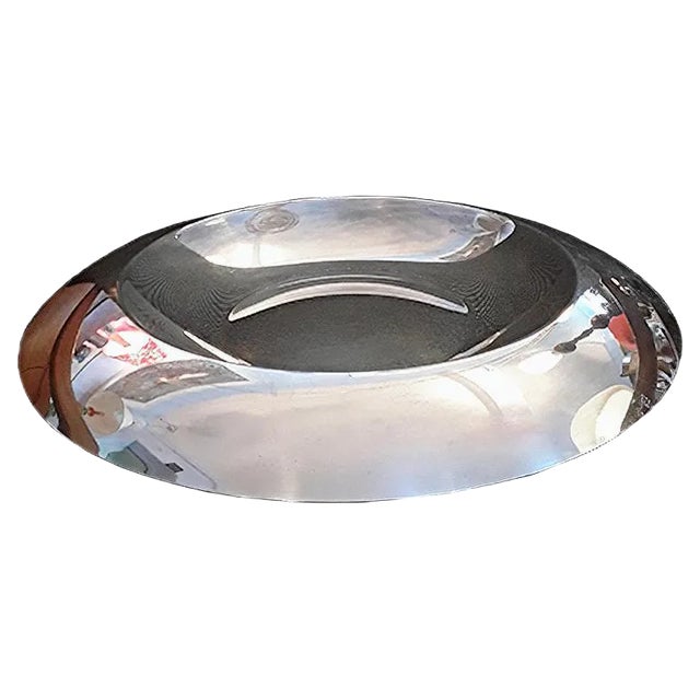 Large Round Silver Plated Bowl from WMF, 1970s For Sale