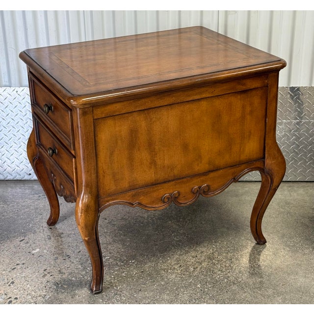 1990s Late 20th Century Thomasville Louis XV End Tables / Nightstands For Sale - Image 5 of 12