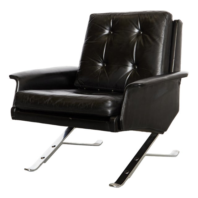 Gliding Chair by Arnold Bode for Federholz-Gesellschaft OHG, 1950s For Sale