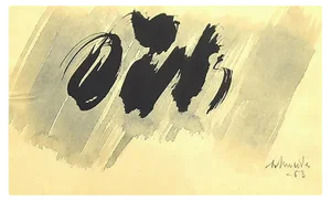 Gerhard Schneider, Composition, Watercolor, 1963
