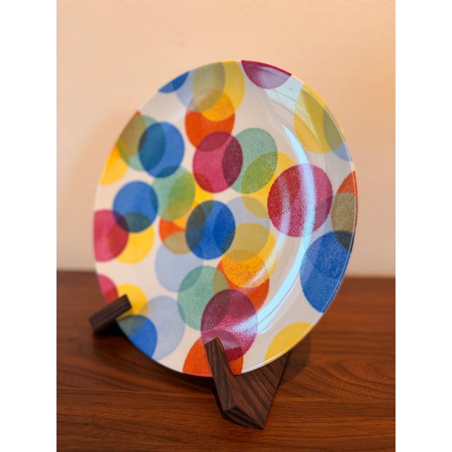 Urbino dinner plate by kpm berlin, mold by trude petri (1931), produced in 2006 as a special order with the "color dots"...