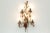 Large Italian Wall Lamp with Glass Flowers in the style of Banci Firenze, 1970s For Sale - Image 3 of 11