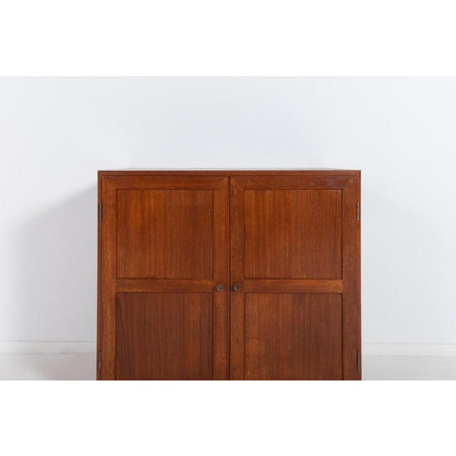 Brown Cabinets by Kindt-Larsen for T. Madsens, Set of 3 For Sale - Image 8 of 18