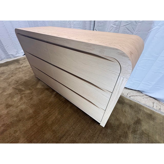 Rh Olin Wide Dresser - Bleached Oak For Sale - Image 16 of 18