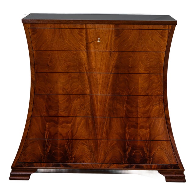 Modern Italian Chest of Drawers in Trapezoidal Form, 1990s For Sale