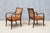 Armchairs in Mahogany, Cane, and Leather from Frits Henningsen, Denmark, 1931, Set of 2 For Sale - Image 3 of 16